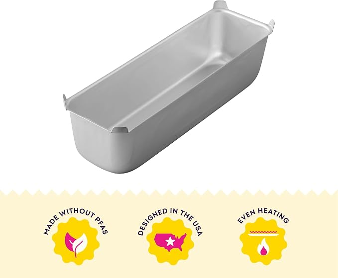 Wilton Long 16 x 4 in Aluminum Loaf Pan, Oversized Bakeware for Pound Cakes & More, Durable, Even Heating, Rust-Resistant, Professional Quality, Packaging May Vary