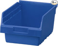 Akro-Mils 30080 ShelfMax Plastic Nesting Shelf Bin Box, 12-Inch L by 8-Inch W by 6-Inch H, Blue, Case of 8