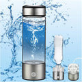 Hydrogen Water Bottle Generator,Portable Hydrogen Water Ionizer Machine, Hydrogen Water Pitcher with New PEM/SPE Technology,Hydrogen Rich Water Glass Health Cup for Home Travel(420ML)
