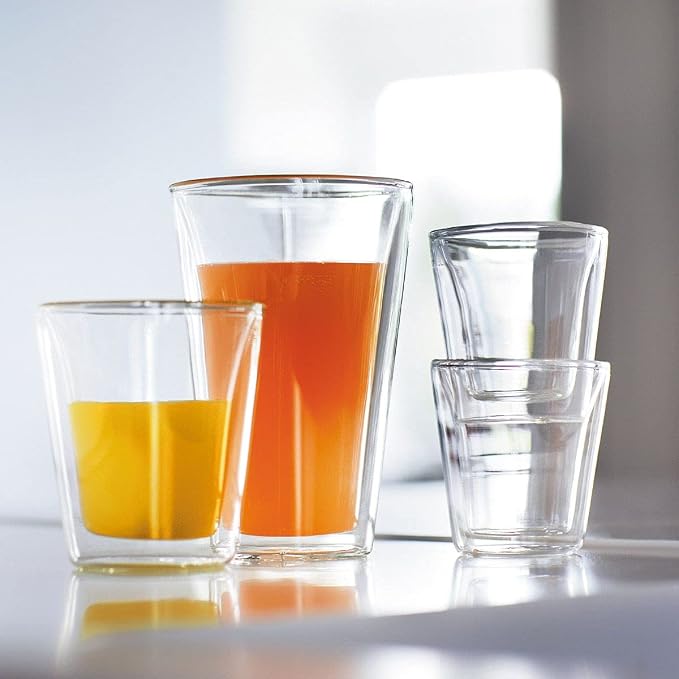 Bodum Canteen Glassware, 3 Ounce, 0.1 Liter (Set of 6)