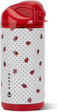 HydroJug Ease2o 14oz Kids Water Bottle with Straw & Chug Lid, Ladybyg