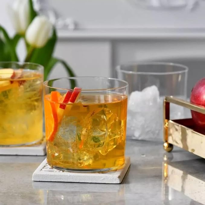 Krosno Cider Drinking Glasses Set of 6 – 14.2 oz Tumblers for Water, Juice & Cocktails, Mixology Collection, Ultra-Thin Clear Glassware, Lightweight Everyday Glasses, Dishwasher Safe