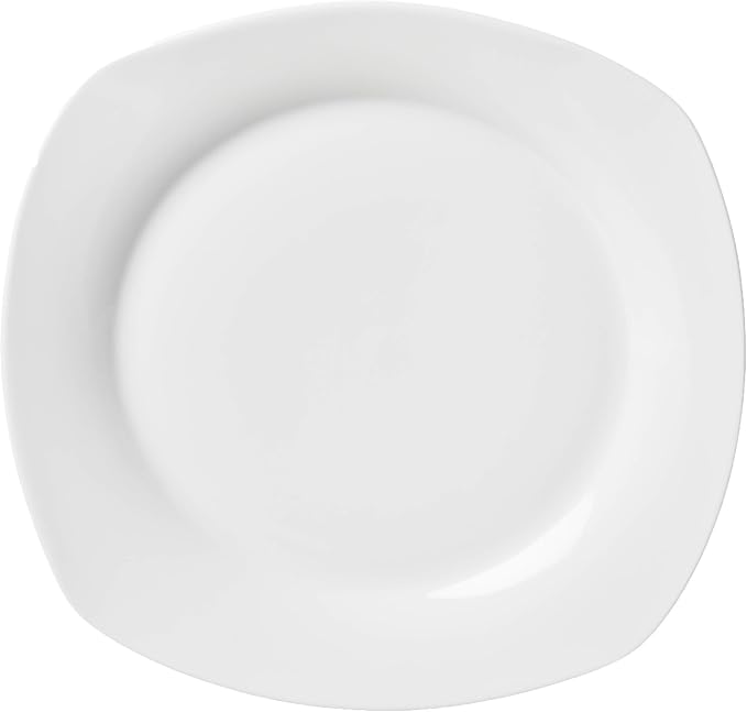 10 Strawberry Street 45-Piece Square Dinnerware Set, White