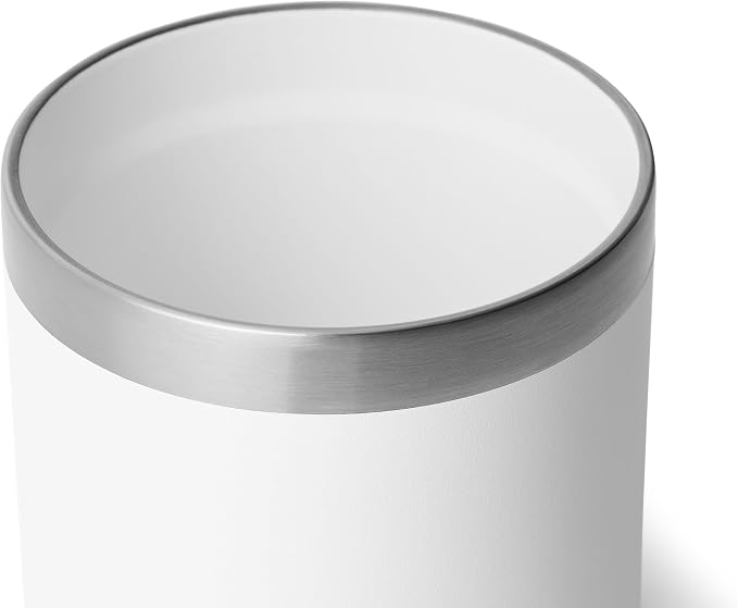 YETI Rambler 10 oz Ceramic Lined Lowball 2.0, Vacuum Insulated with MagSlider Lid, White