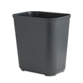 Rubbermaid Commercial Products Fire Resistant Wastebasket 7GAL/28 QT, Black, for Hospitals/Schools/Hotels/Offices