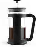 Bialetti Coffee Press Smart, French Press for coffee or tea, borosilicate glass container, dishwasher safe, 1 L - 34 Oz (8-cup), Black