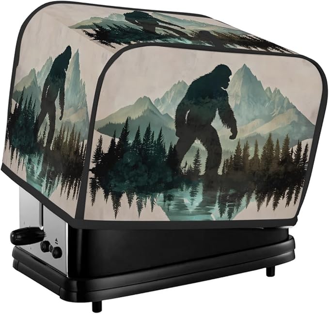 View Bigfoot Green 2 Slice Toaster Cover Dust And Fingerprint Bread Maker Cover Bakeware Protector Washable Appliance Covers Kitchen Accessories For Home Kitchen Women Gift