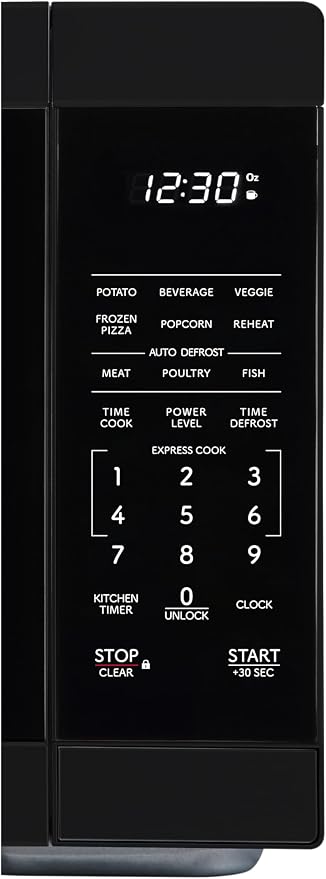 Sharp SMC1161KB 1.1 cu. ft. 1000W Black Countertop Microwave Oven