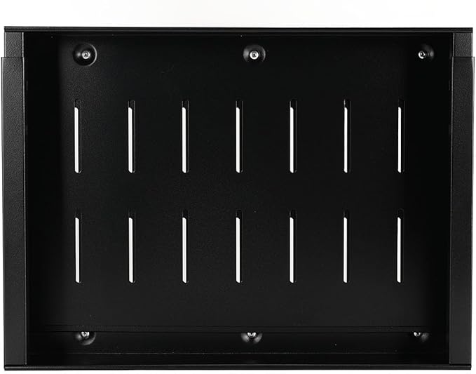 GOTOTOP Black Minimalist Expandable Pull Out Drawer Kitchen Cabinet Organizer with Adhesive Film