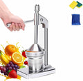 Cast Iron Juicer Hand Press, Cast Iron Manual Juicer,2025 New Stainless Manual Casts Iron Juicer, Heavy Duty Countertop Lime Citrus Crush Machine, Home, Kitchen, Bar