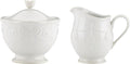 Lenox French Perle Sugar and Creamer, White -, 2.60 LB