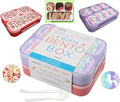 kinsho Bento-Box Lunch Box Kids Girls, Food And Snack Containers for Toddler Daycare, School Travel, Loncheras Para Ninas, Utensils Included (Purple Unicorn + Pink Flowers, 2 Pack)