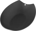 Oggi Spooner Stainless Steel Spoon Rest - Mess Free Cooking, Great for Kitchen Counter, Black, 5.25 x 3.5 Inch