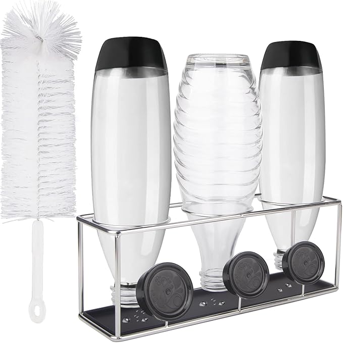Bottle Drying Rack for SodaStream Slim Bottles & Glass Carafes