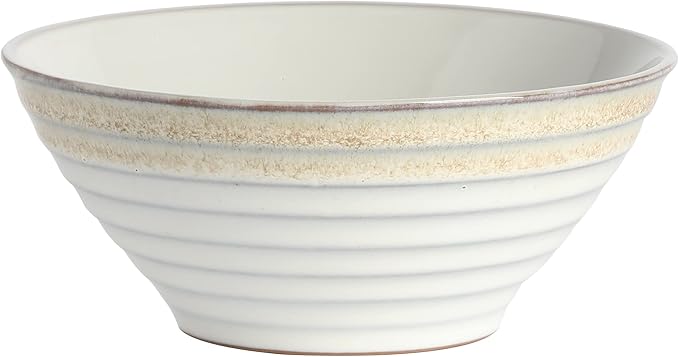 Gibson Elite Spiral 16 Piece Reactive Embossed Dinnerware Set - Taupe