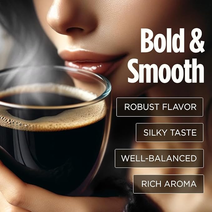 VitaCup Extra Shot Strong Coffee Pods, Bold & Intense Dark Roast w/Espresso Shot, High Caffeine, Vitamin B12, Antioxidants, Single Serve Pod Compatible w/Keurig K-Cup Brewers, 16ct