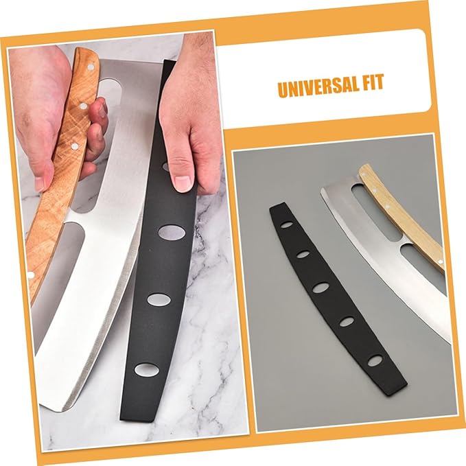 OUNONA 10Pcs Blade Knife Tip Covers for Pizza Cutters Half Round Edge Guard Sheath for Cutting for Camping Bbq Picnic Kitchen Accessories