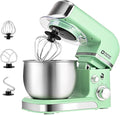 Kitchen in the box Stand Mixer,3.2Qt Small Electric Food Mixer,6 Speeds Portable Lightweight Kitchen Mixer for Daily Use with Egg Whisk,Dough Hook,Flat Beater