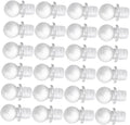 Garneck 24pcs Glass Ball Stoppers Wine Bottle Stoppers Caps Vacuum Pump for Wine Bottle Perfume Oil