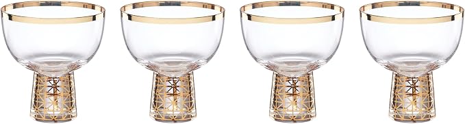 Lenox 897410 Tuscany Classics Gold Frost Coupes, Set of 4