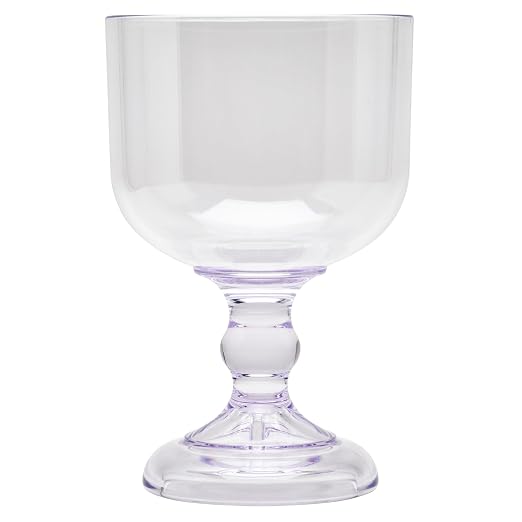 G.E.T. SW-1428-1-SAN-CL-EC Shatterproof Heavy-Duty Plastic Margarita Beer Schooner