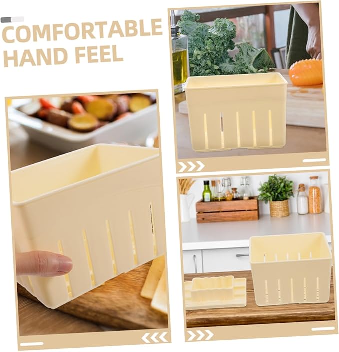 SHOWERORO 4pcs Tofu Press Mould Diy Tofu Maker for Homemade Cheese Compact Kitchen Tool for Lightweight and Easy to Clean Friends