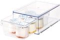 iDesign Stackable Kitchen Storage Drawer – Linus Collection - Clear