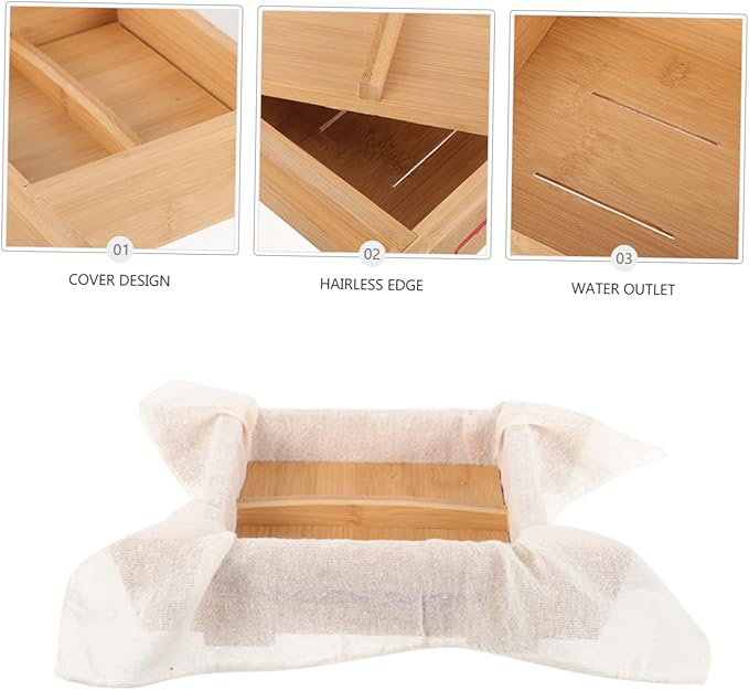 Ciieeo Tofu Press Mould Adjustable Cheese Press Tool with Lid Plastic Tofu Maker for Home Kitchen