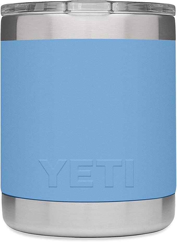 YETI Rambler 10 oz Lowball, Vacuum Insulated, Stainless Steel with Standard Lid