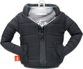 Puffin - The Puffy Jacket - Insulated 12 oz Can Cooler I Beer Bottle & Soda Can Insulator, Keep Drinks and Beverages Cold - Black