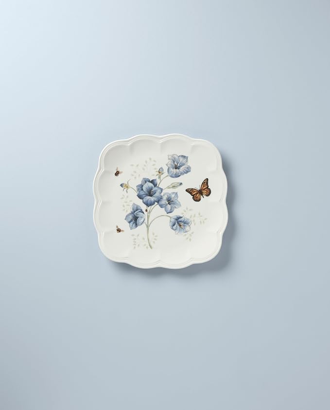 Lenox Butterfly Meadow Square Dinner Plate, 7.16