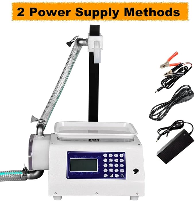 Honey Filling Machine, Automatic Quantitative Viscous Liquid Filing Machine, 100-5000g Bottle Filling Machine, Digital Control Quick Filler for Ketchup Syrup Paste Lotion Filling