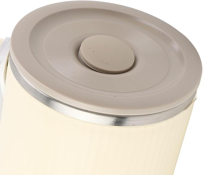 Travel Electric Kettle, Cordless Rechargeable 400ML 55°C Stainless Steel Travel Hot Water Boiler for Milk, Tea, Coffee, Portable Milk Warmer with Rotary Stirrer, Water Heater