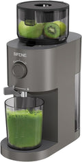 SiFENE Cold Press Juicer, Innovative All-in-One Slow Masticating Juicer with 5.2'' Feed Chute for Whole Fruits & Veges, Easy to Clean, High Juice Yield