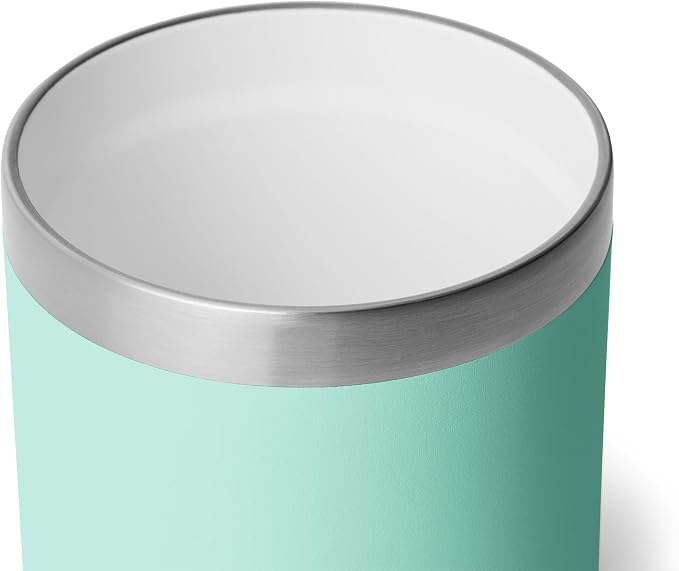 YETI Rambler 10 oz Ceramic Lined Lowball 2.0, Vacuum Insulated with MagSlider Lid, Seafoam