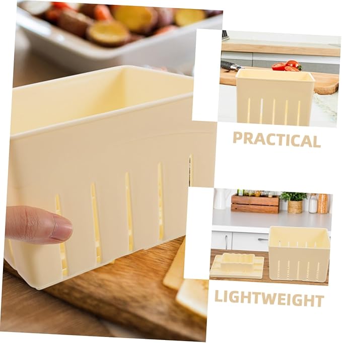 SHOWERORO 4pcs Tofu Press Mould Diy Tofu Maker for Homemade Cheese Compact Kitchen Tool for Lightweight and Easy to Clean Friends