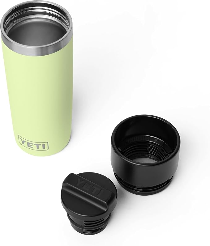 YETI Rambler 16 oz Travel Bottle, Stainless Steel, Vacuum Insulated with Leakproof Commuter Cap, Grasshopper