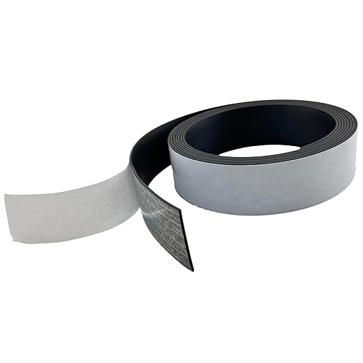 Master Magnetics Flexible Magnet Strip with Adhesive Back - 1/16" Thick, 1 1/2" Wide, 10' Long, 1 Roll, ZG60A-A10BX