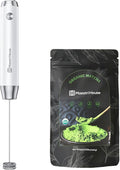 Maestri House LunaFro Mini Handheld Electric Foam Maker White+ Marcha Powder