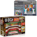 Spicy Shelf 3.0 - Expandable 2 Tiered Spice Rack Organizer for Cabinet & Pantry - Kitchen Seasoning Organizer - Cabinet Spice Racks for Inside Cabinets (Spicy Shelf Premium) - Home Organization