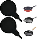 EATAKWARD Cast Iron Camping Skillet Bag for 8'' 10'' 12'' Skillets, Durable Skillet Pan Storage Bag Water Resistant Frying Pan Bag with Hanging Loop, Lightweight Skillet Bag for Camping Outdoors,2 pcs
