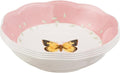 Lenox Dinnerware Set, Butterfly Meadow Colors 4-Piece Fruit Bowl Set, Service For 4, Made Of White Porcelain Bowls, Dishwasher & Microwave Safe, Salad And Pasta, Home And Kitchen (Asssorted, 4 Pieces)