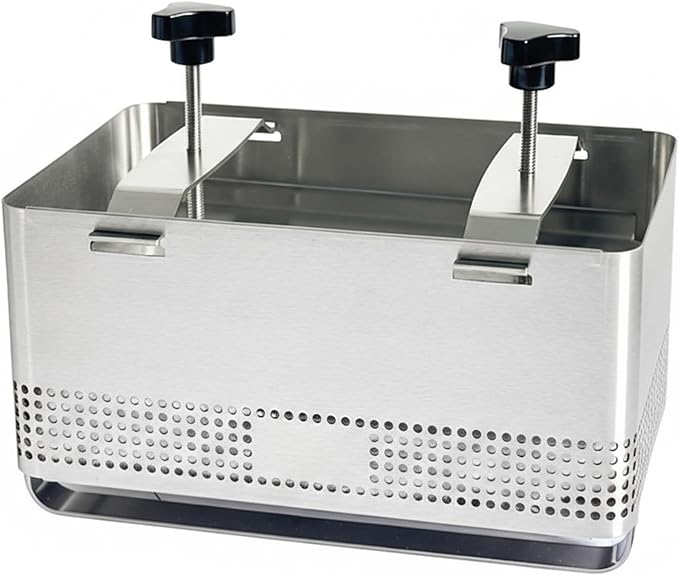 Tofu Press - Stainless Steel Tofu Mold & Paneer Cheese Press Kit for Homemade Firm Yogurt Strainer, Includes Drain Tray & Cloth, XL Mold