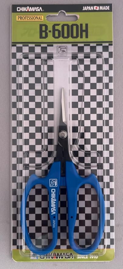CHIKAMASA B-600H, The Specialty Trimming Precise Scissors, Carbon Steel, for trimming plants, harvesting vegetables and fruit, trimming.