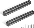 LS'BABQ Magnetic Tool Holder Strip for Blackstone Griddle, Utensil Holder Accessories for Kitchen, 2 Pack Outdoor BBQ Multipurpose Magnetic Knife Storage Rack, Magnet Grill Tool Holder (12.64" x 1.8")