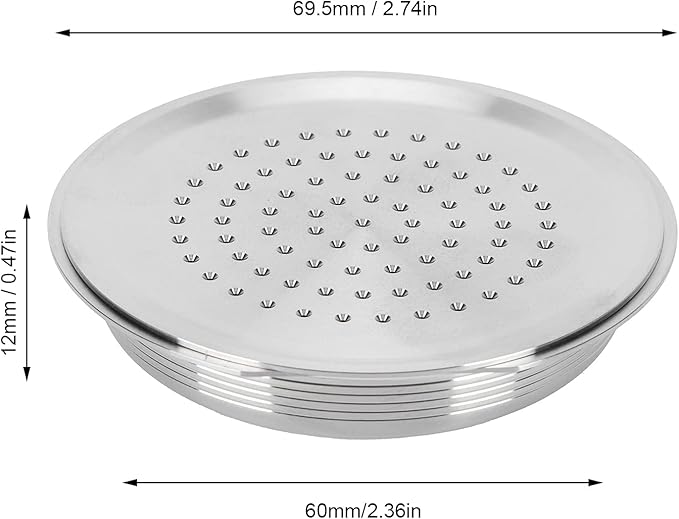Fdit Household Reusable Coffee Capsule Stainless Steel Coffee Pod Holder Filter Set Coffee Filter Cup with Spoon Set Fit for HD7801
