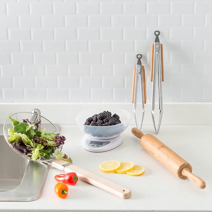 Home Basics Rolling Pin, Bamboo
