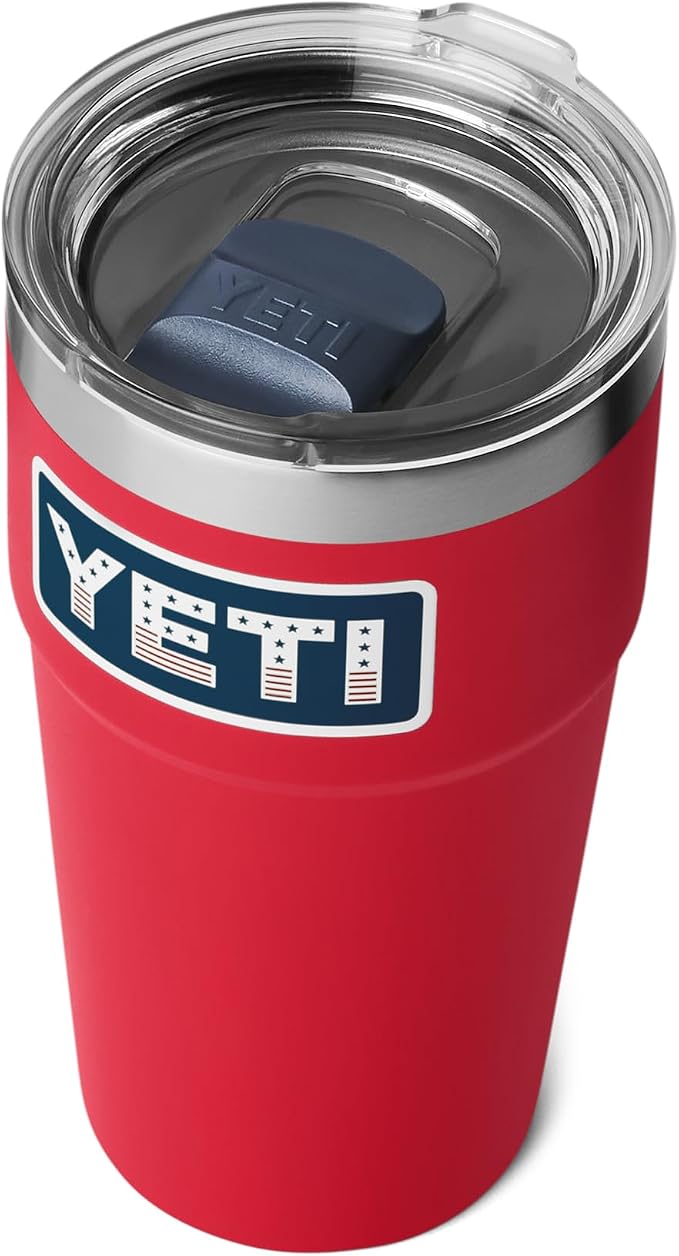 YETI Rambler 20 oz Stackable Tumbler, Stainless Steel, Vacuum Insulated with MagSlider Lid