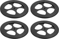 uxcell 4 Pcs Lazy Susan, 11 Inch Turntable Organizer 360 Degree Rotating Ball Bearing Turntable Organizer with Base for Kitchen Cabinet Pantry Organization and Storage, Black