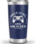 Uncle Level Unlocked Tumbler 20oz - Uncle Gifts Birthday Pregnancy Announcement Baby Gift for Promoted to Uncles 2026, You’re Going to Be an Unkie - Christmas, Father’s Day, Valentine Present